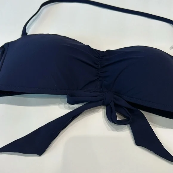 GAP navy blue bikini swim top size small - Picture 3 of 5